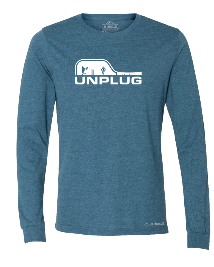 Pickleball Premium Polyblend Long Sleeve T-Shirt - Life Unplugged