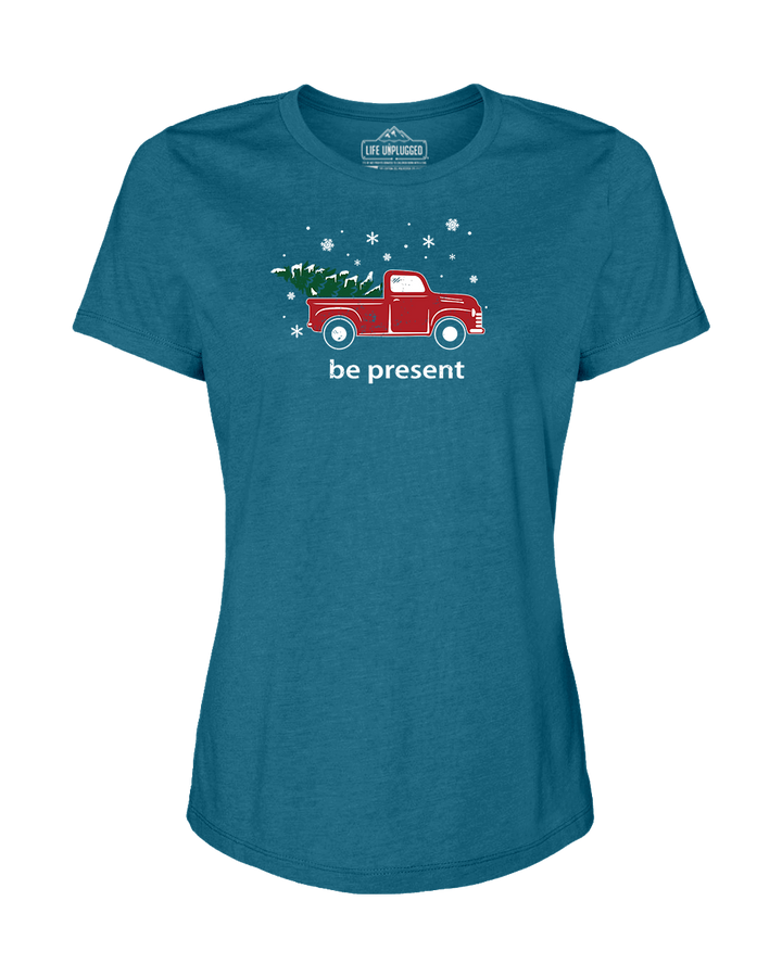 Christmas Tree Truck Women's T-Shirt