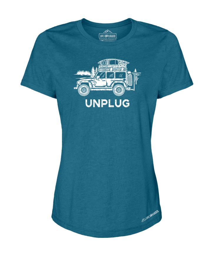 Off-road Vehicle Premium Women's Relaxed Fit Polyblend T-shirt - Life Unplugged