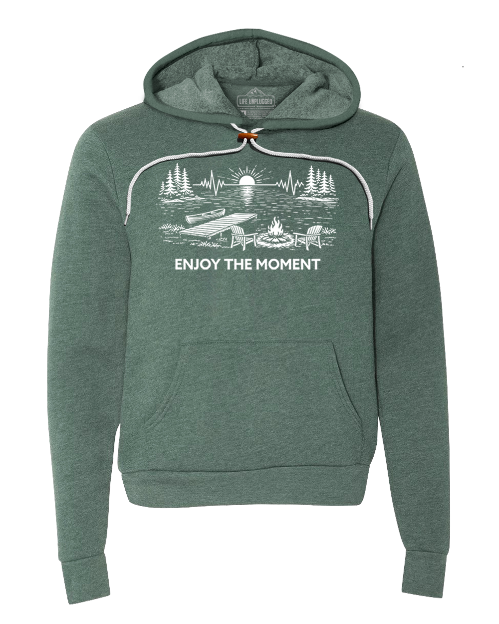 ENJOY THE MOMENT (LAKE SCENE) Super Soft Hoodie