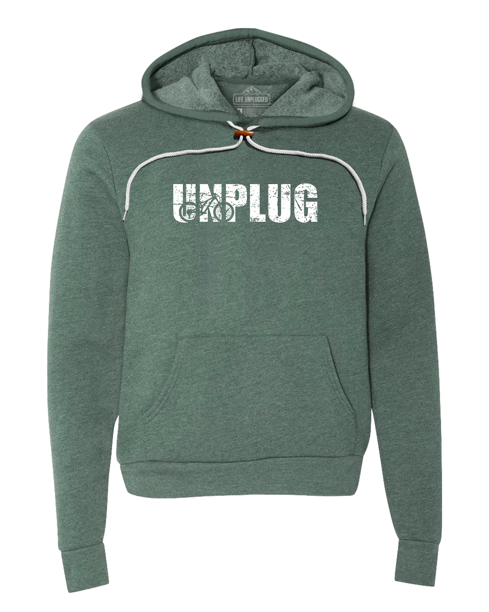 Unplug Mountain Bike Silhouette Super Soft Hoodie