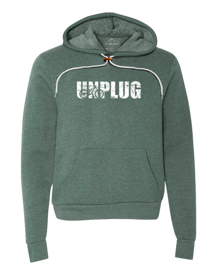 Unplug Mountain Bike Silhouette Super Soft Hoodie