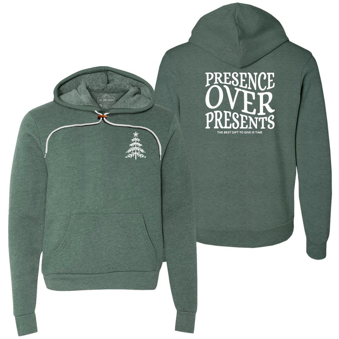 Presence Over Presents Super Soft Hoodie