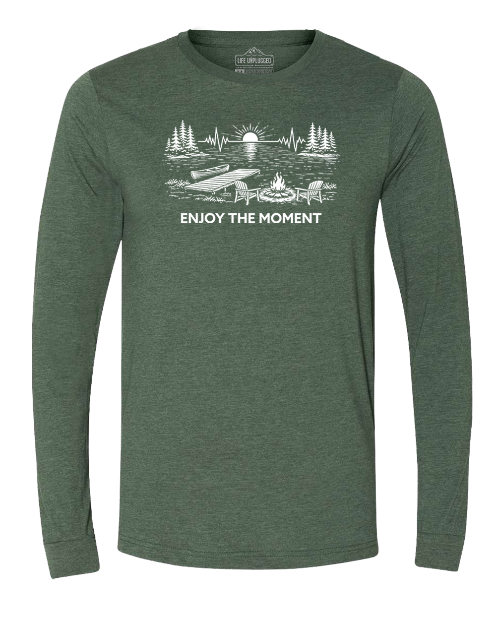 ENJOY THE MOMENT (LAKE SCENE) Long Sleeve T-Shirt
