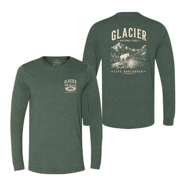 GLACIER NATIONAL PARK Long Sleeve T-Shirt