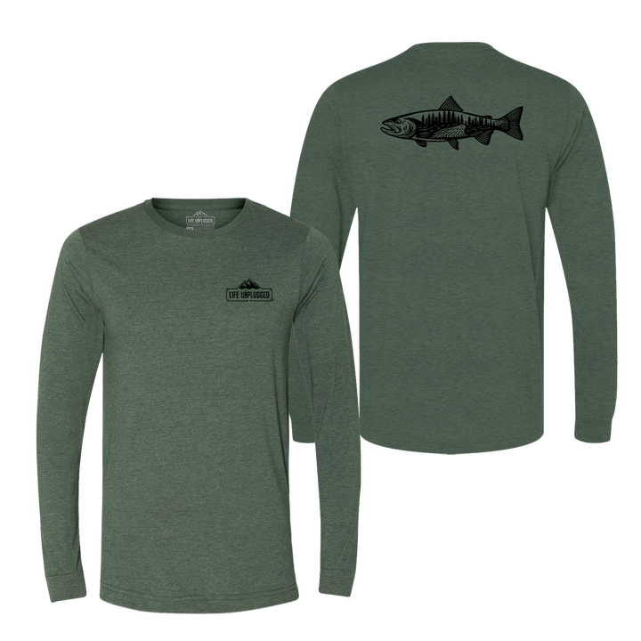 WOODLAND TROUT Long Sleeve T-Shirt