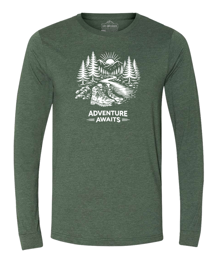 ADVENTURE AWAITS Long Sleeve T-Shirt