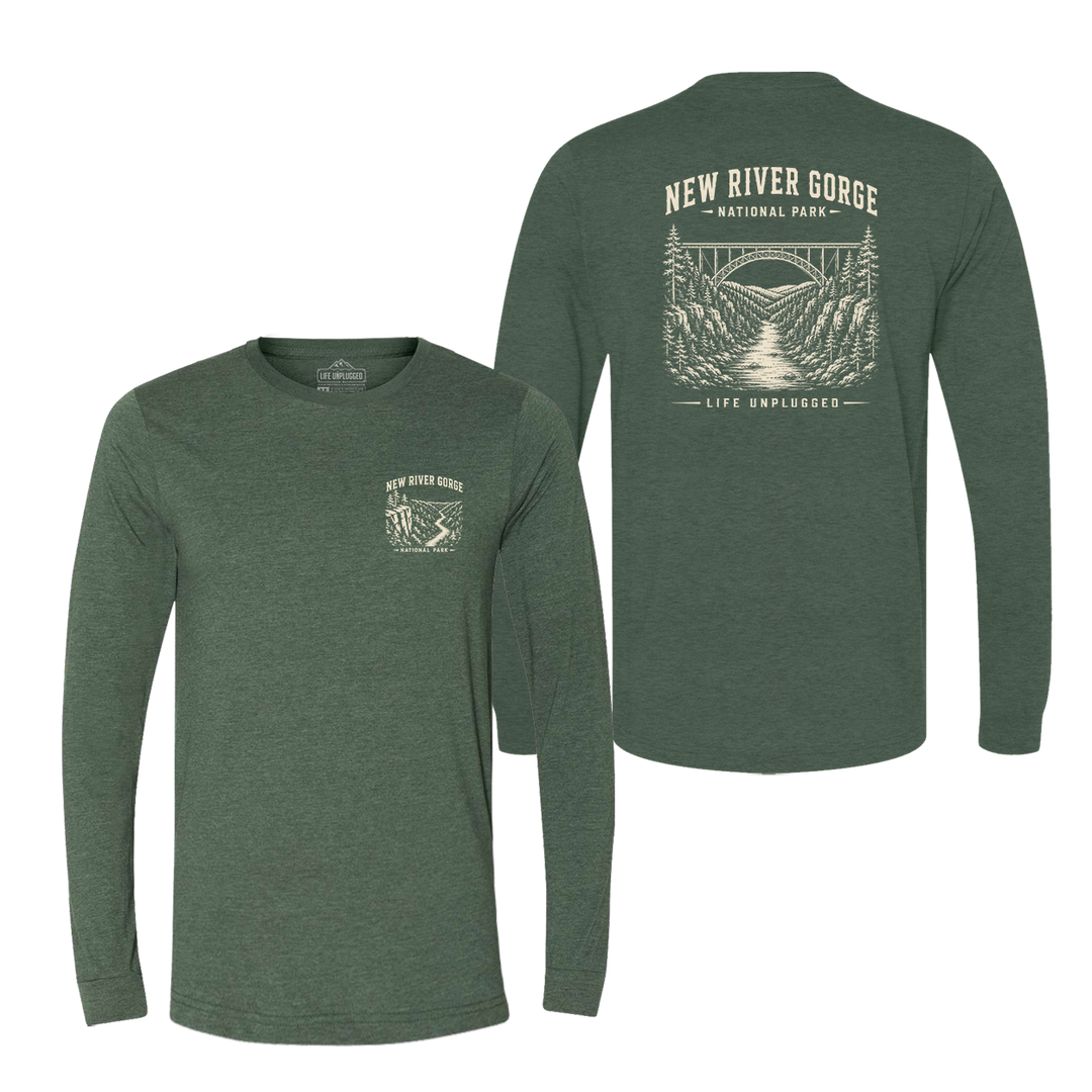 NEW RIVER GORGE NATIONAL PARK Long Sleeve T-Shirt