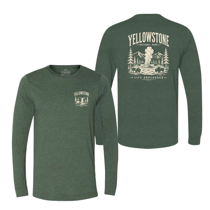 YELLOWSTONE NATIONAL PARK Long Sleeve T-Shirt