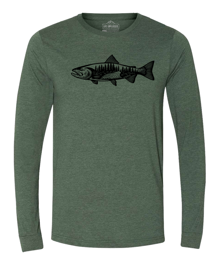 WOODLAND TROUT Long Sleeve T-Shirt