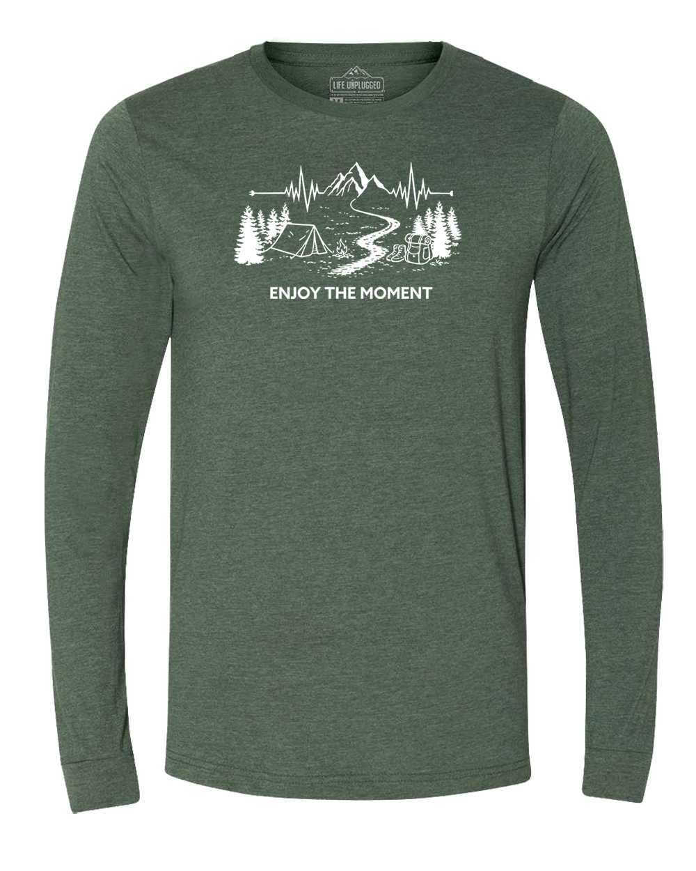 ENJOY THE MOMENT (MOUNTAIN SCENE) Long Sleeve T-Shirt