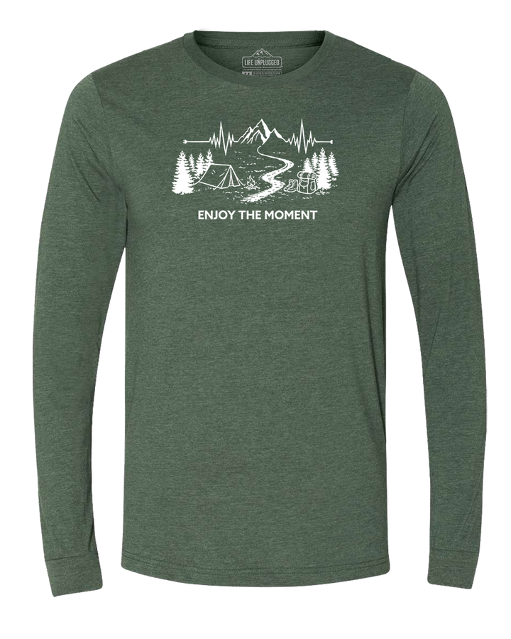 ENJOY THE MOMENT (MOUNTAIN SCENE) Long Sleeve T-Shirt