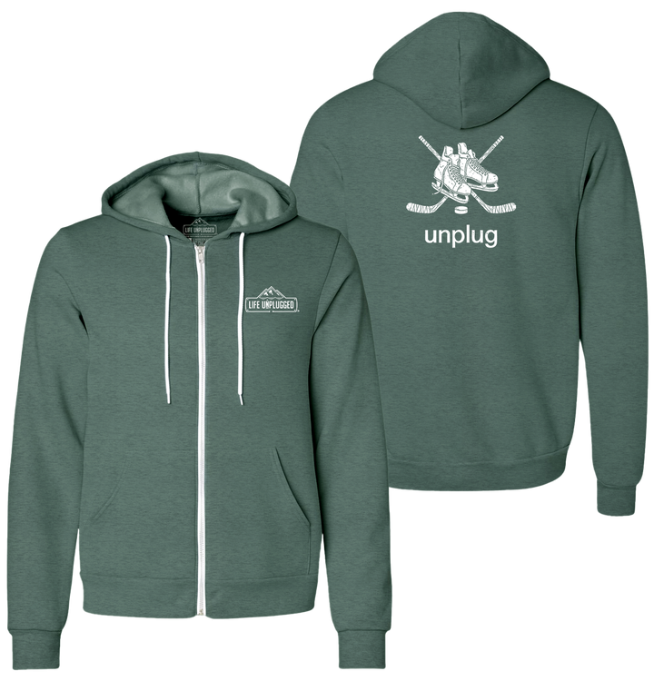 ICE HOCKEY Supersoft Midweight Zip Up Hoodie