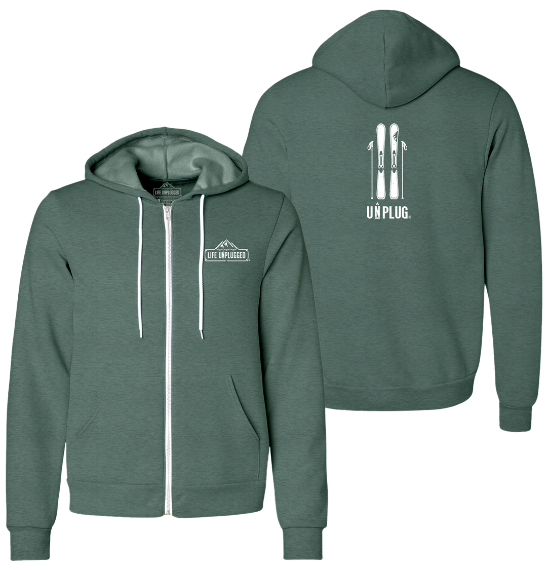 SKIING Supersoft Midweight Zip Up Hoodie