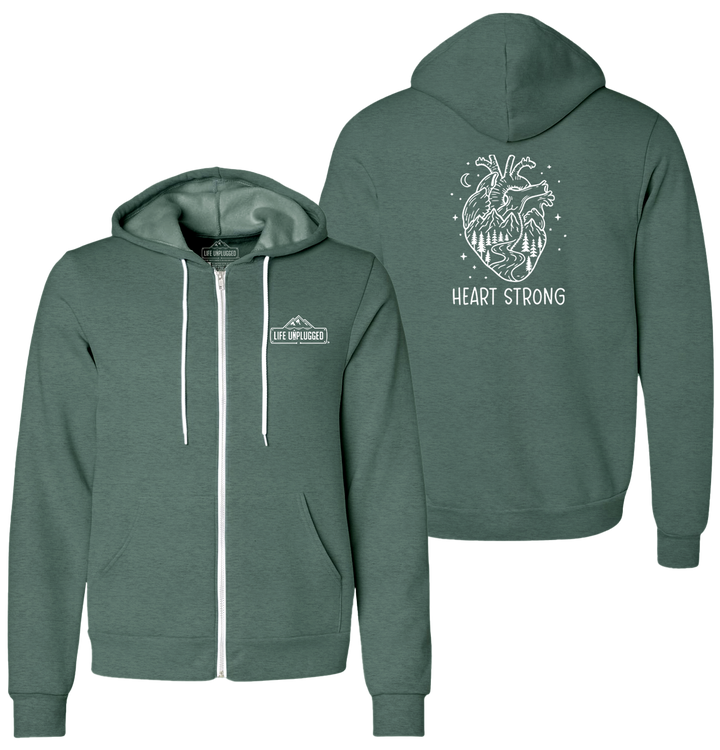 ADVENTURE AWAITS Supersoft Midweight Zip Up Hoodie