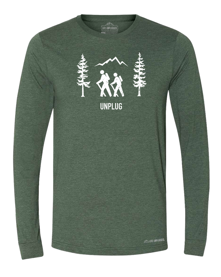 Hiking Scene Premium Polyblend Long Sleeve T-Shirt