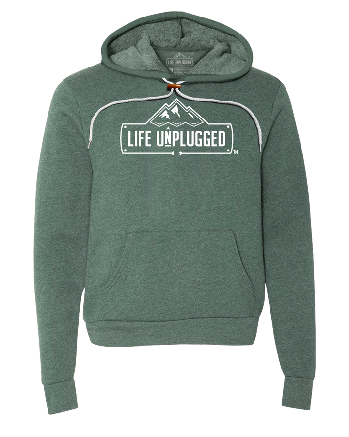 Life Unplugged Logo Premium Super Soft Hooded Sweatshirt - Life Unplugged