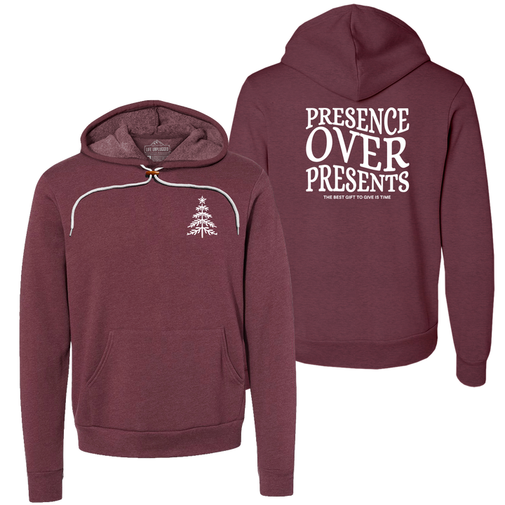 Presence Over Presents Super Soft Hoodie