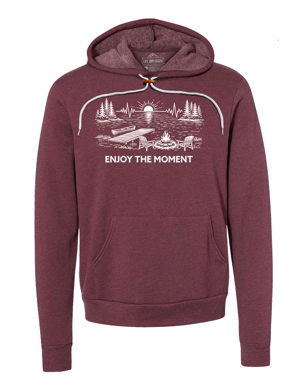 ENJOY THE MOMENT (LAKE SCENE) Super Soft Hoodie