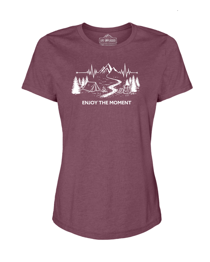 ENJOY THE MOMENT (MOUNTAIN SCENE) Women's T-Shirt