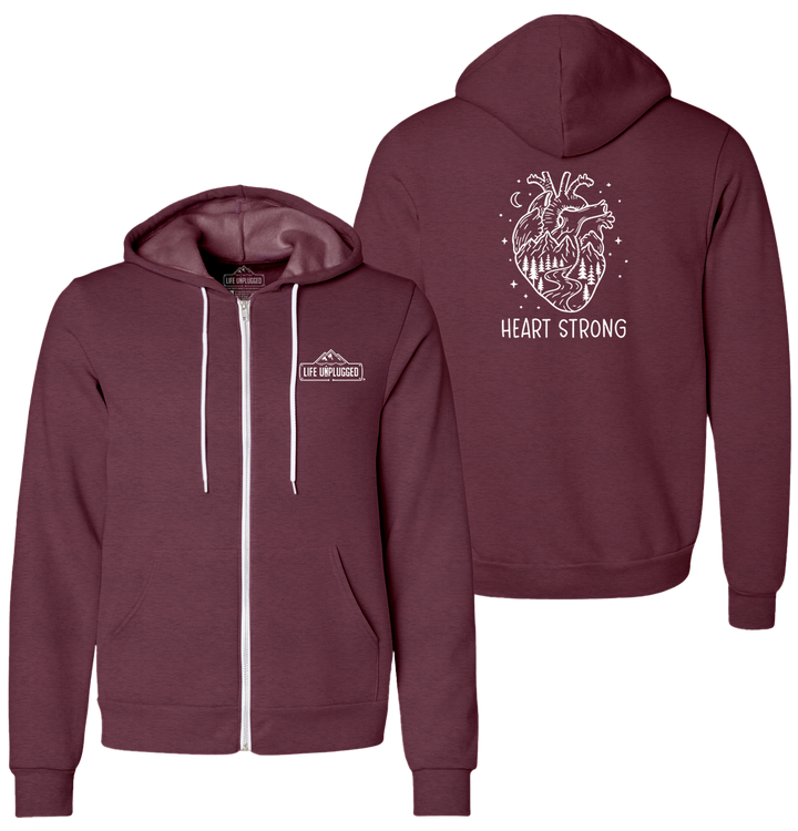 ADVENTURE AWAITS Supersoft Midweight Zip Up Hoodie