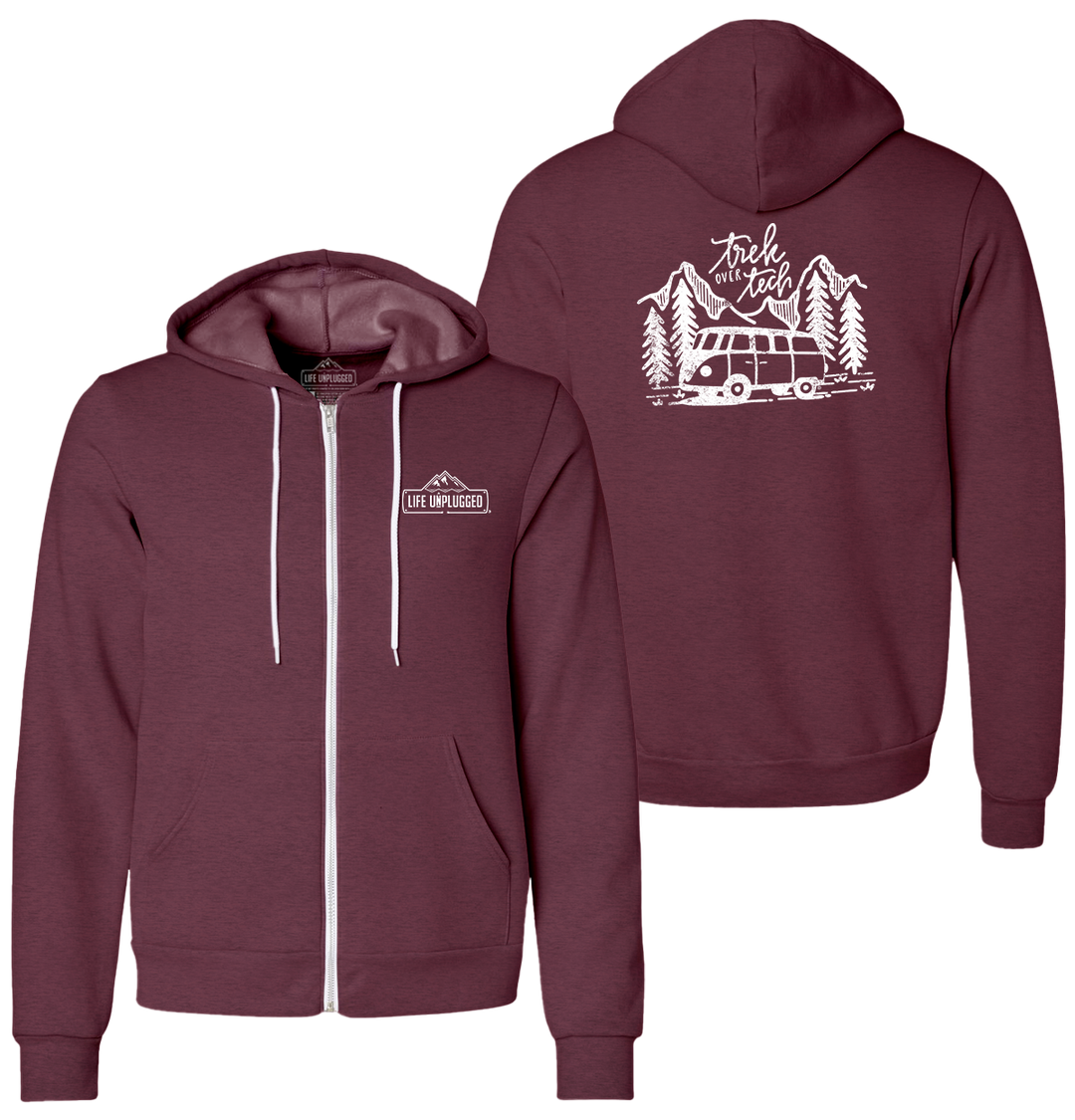 TREK OVER TECH Supersoft Midweight Zip Up Hoodie