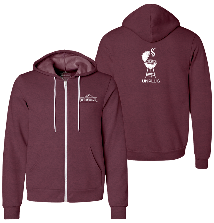 GRILLING Supersoft Midweight Zip Up Hoodie