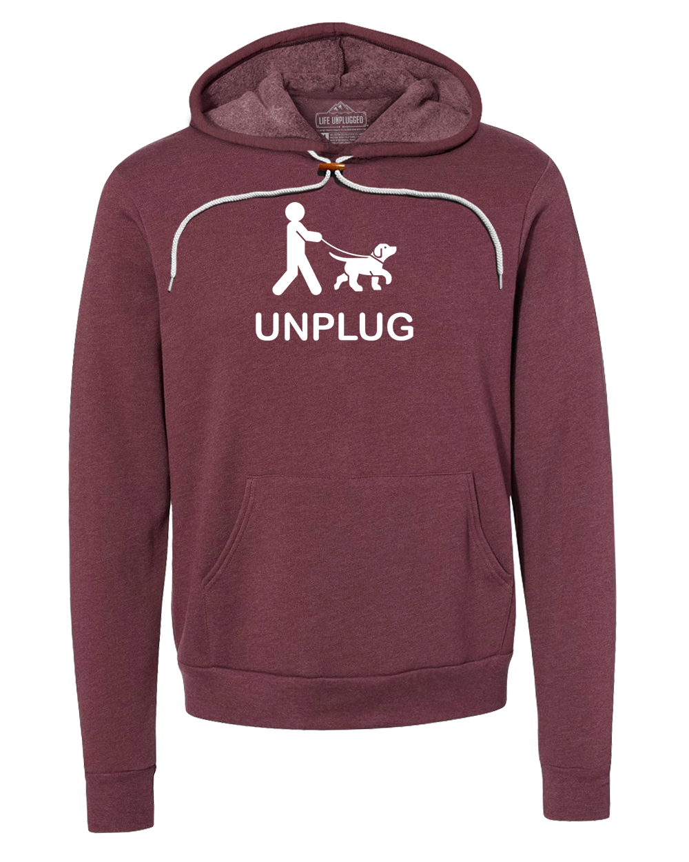 Dog Walking Premium Super Soft Hooded Sweatshirt - Life Unplugged