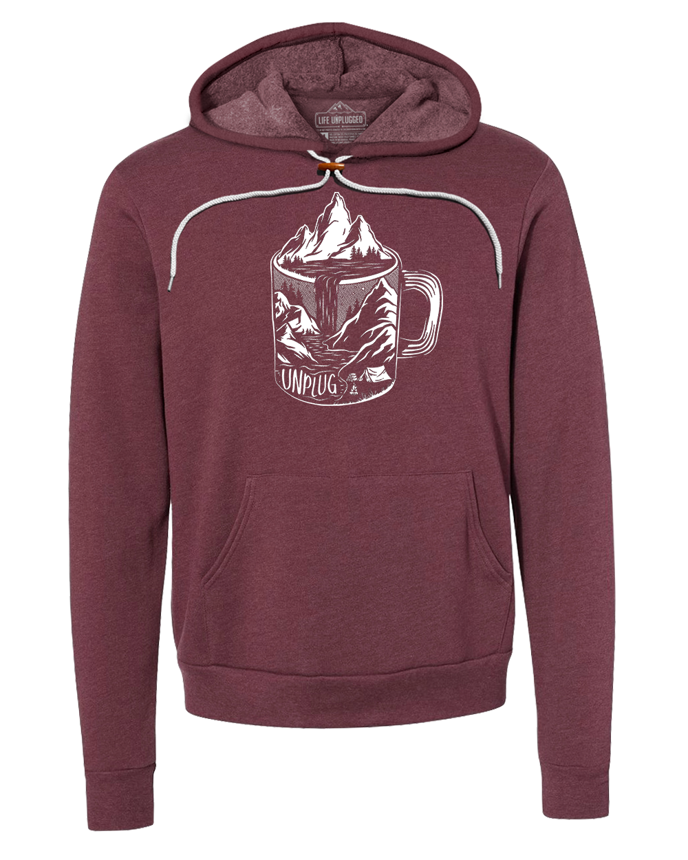Coffee Mountain Scene Premium Super Soft Hooded Sweatshirt - Life Unplugged