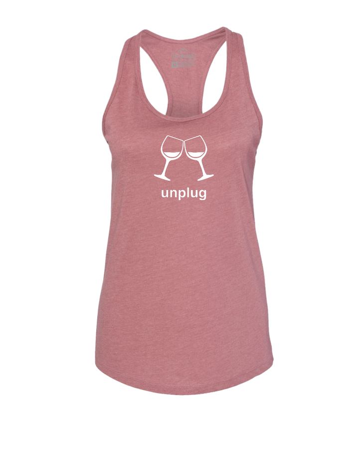 Wine Glass Women's Racerback Tank Top