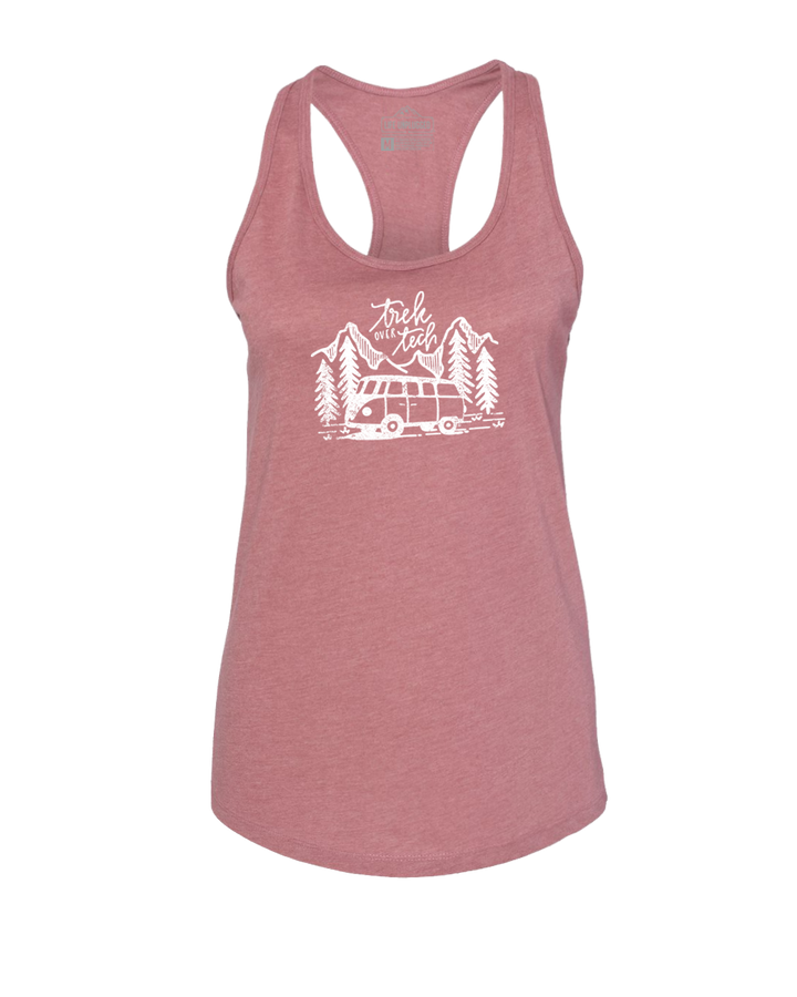 TREK OVER TECH Women's Racerback Tank Top