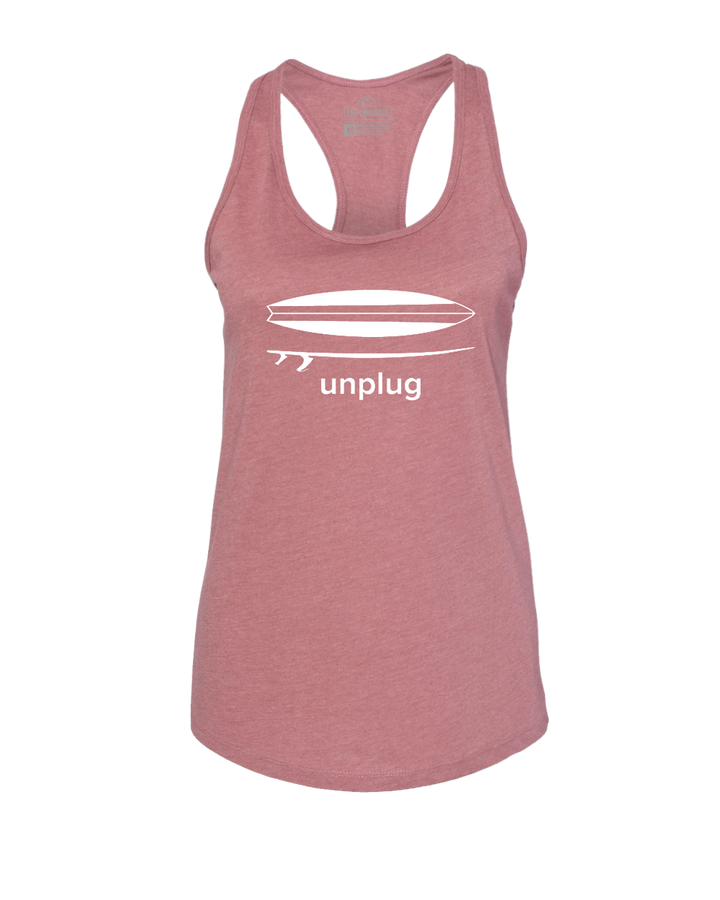 Surfing Women's Racerback Tank Top