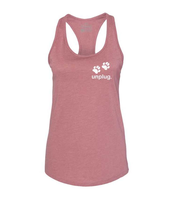 Paw Print Women's Racerback Tank Top