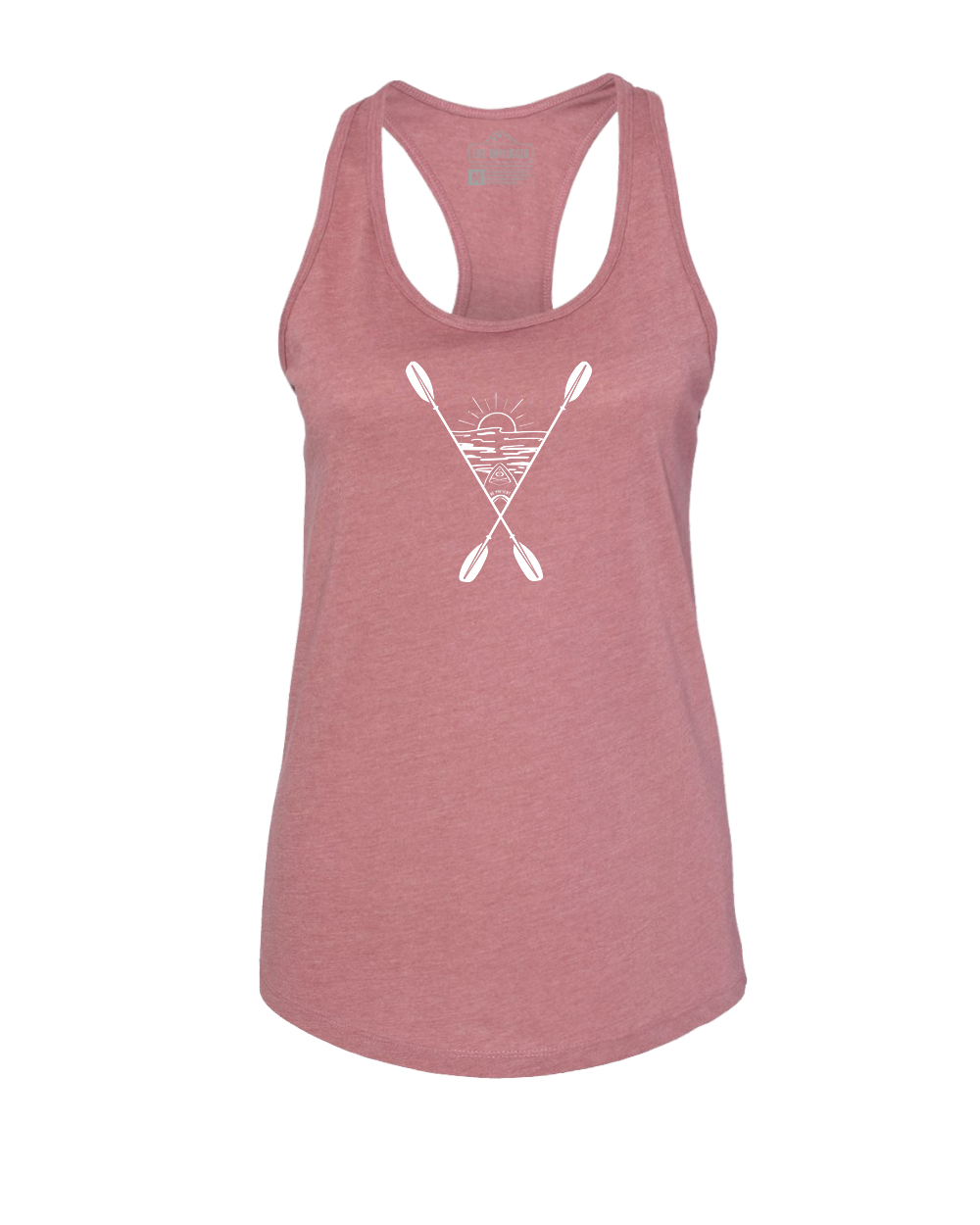 Kayaking Into The Sunset Women's Racerback Tank Top