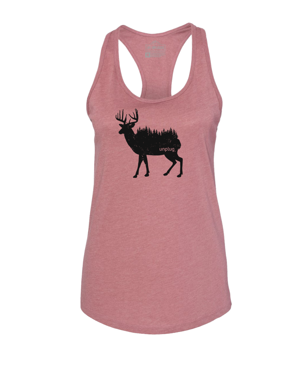 Deer In The Trees Women's Racerback Tank Top