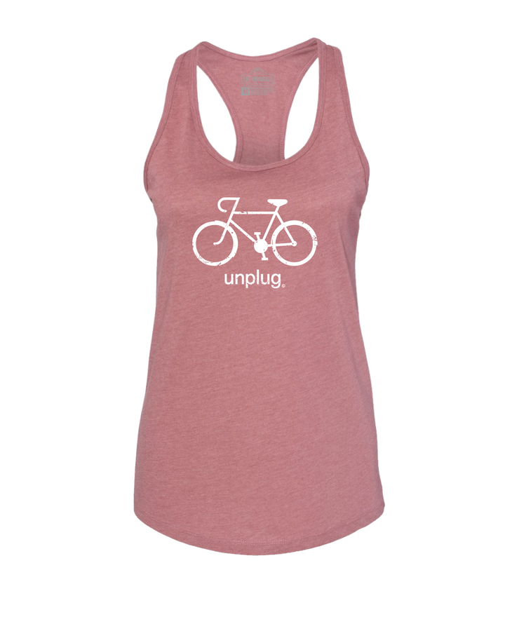 Road Bike Women's Racerback Tank Top