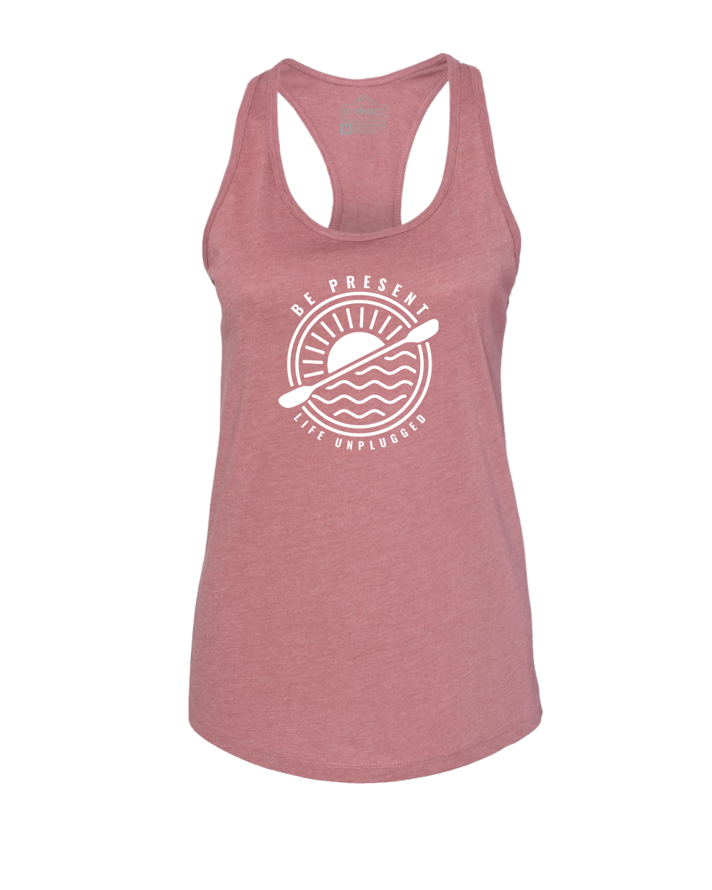 Be Present Paddle Women's Racerback Tank Top