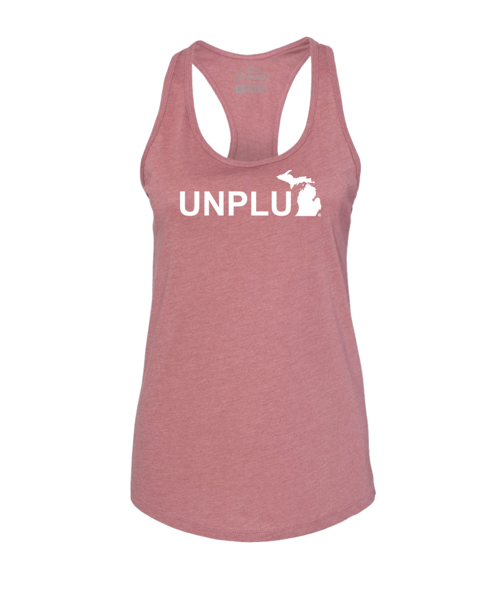 Unplug (MI) Women's Racerback Tank Top