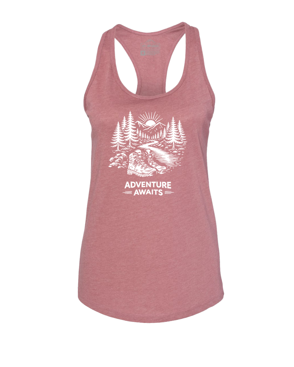 ADVENTURE AWAITS Women's Racerback Tank Top