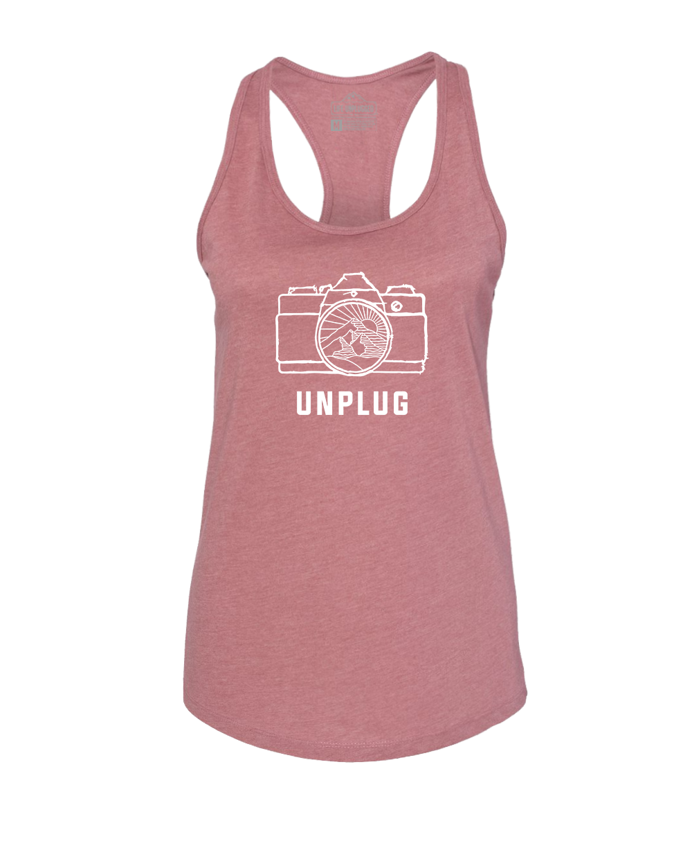 Camera Mountain Lens Women's Racerback Tank Top