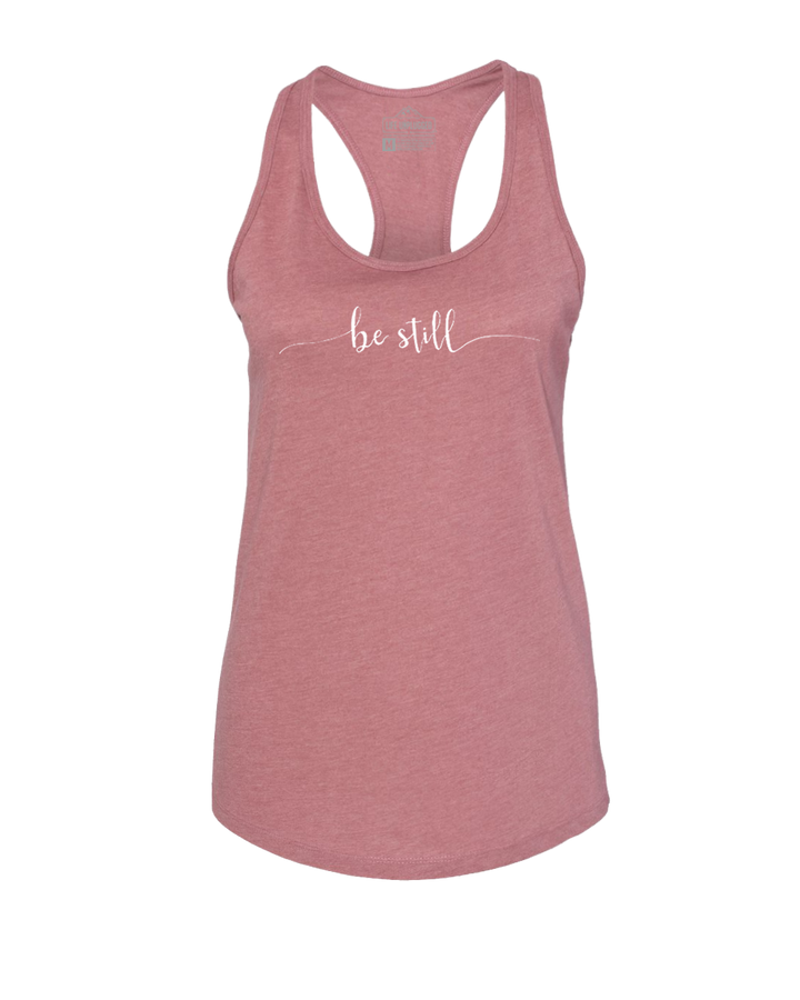 Be Still Women's Racerback Tank Top