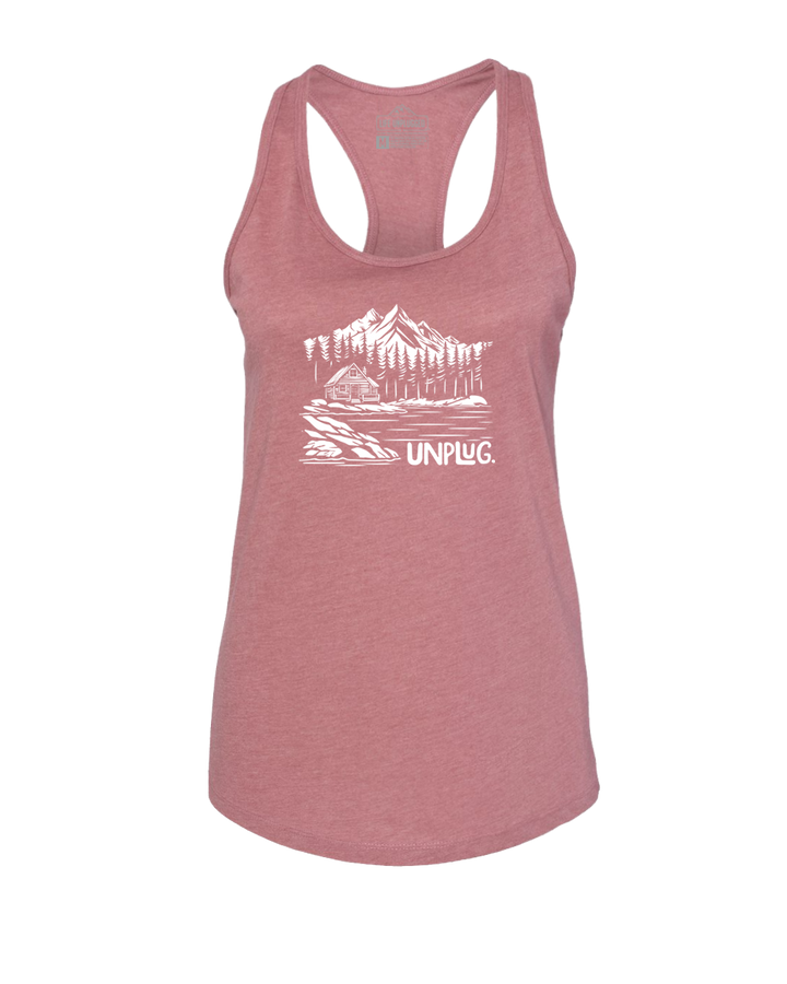 Cabin In the woods Women's Racerback Tank Top