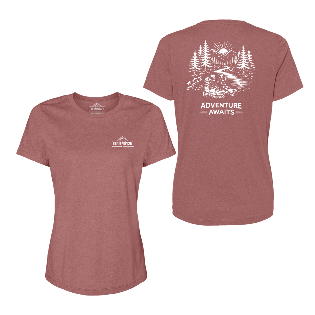 ADVENTURE AWAITS Women's T-Shirt