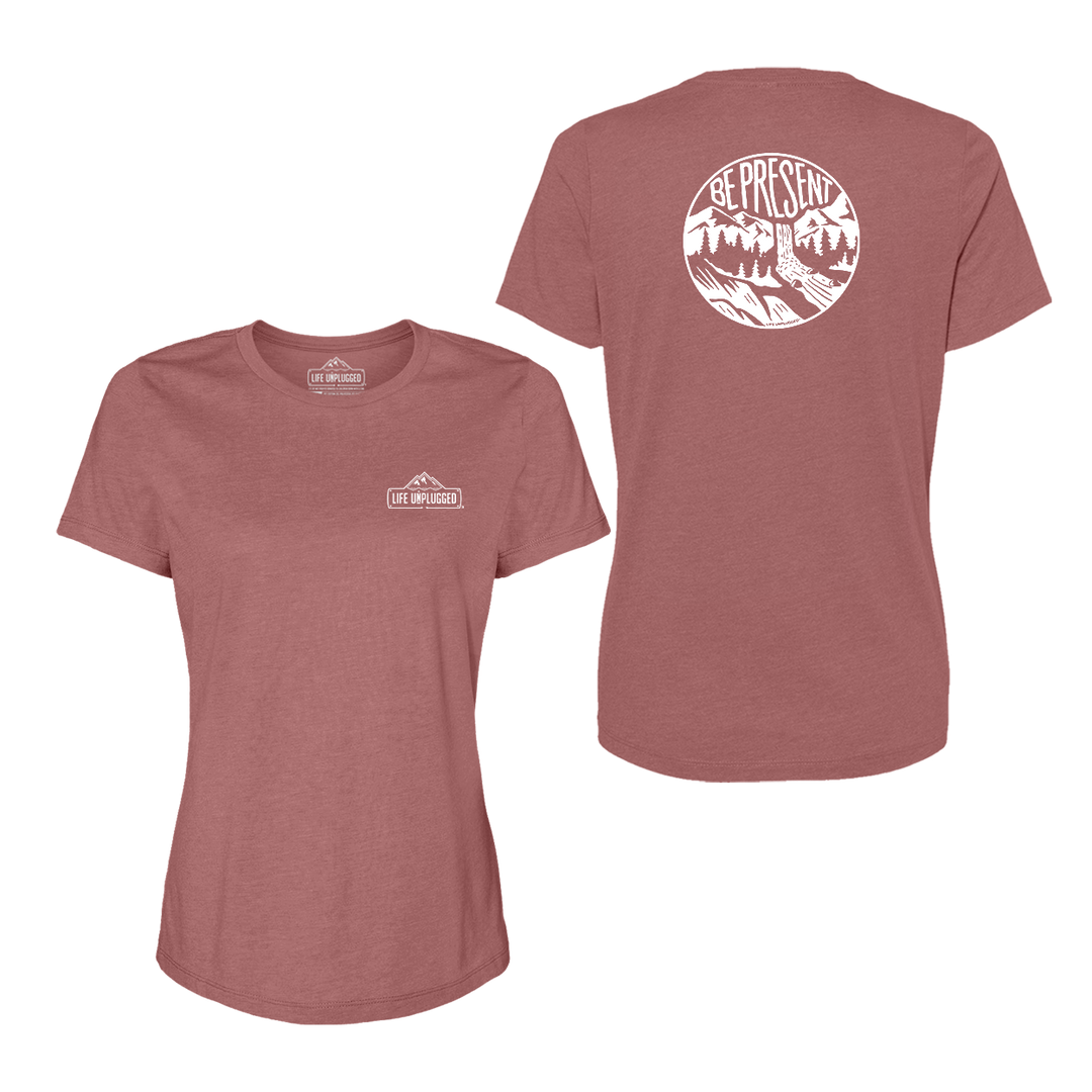 Be Present Waterfall Women's T-Shirt