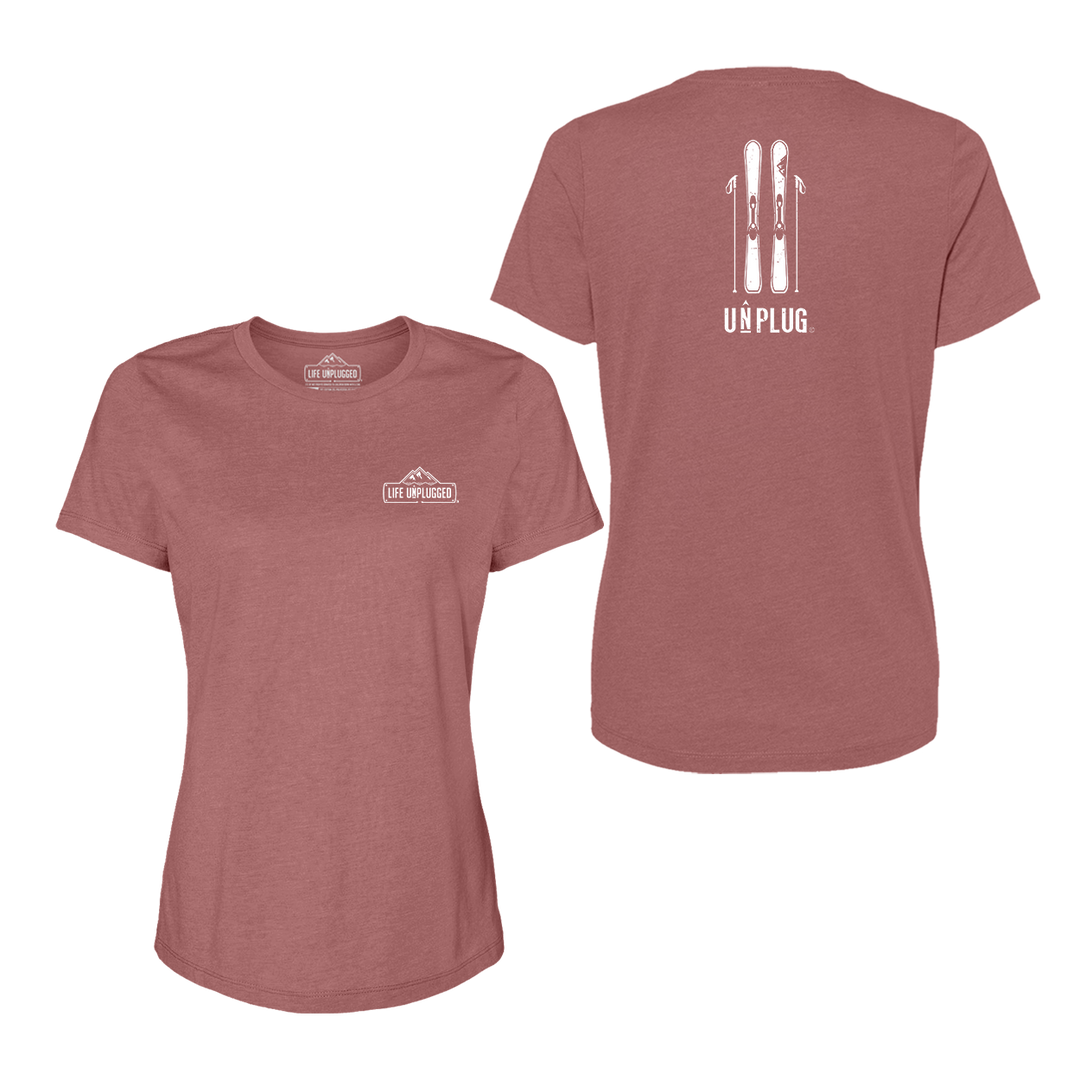 Skiing Women's T-Shirt