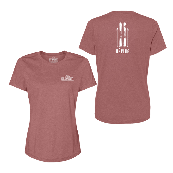 Skiing Women's T-Shirt