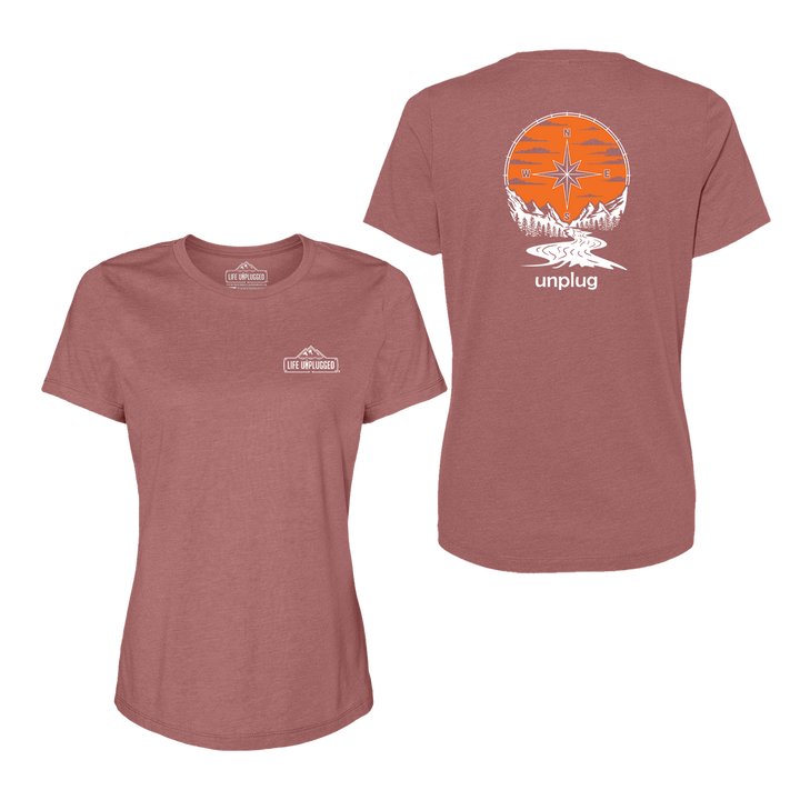 Compass Sunset Women's T-Shirt