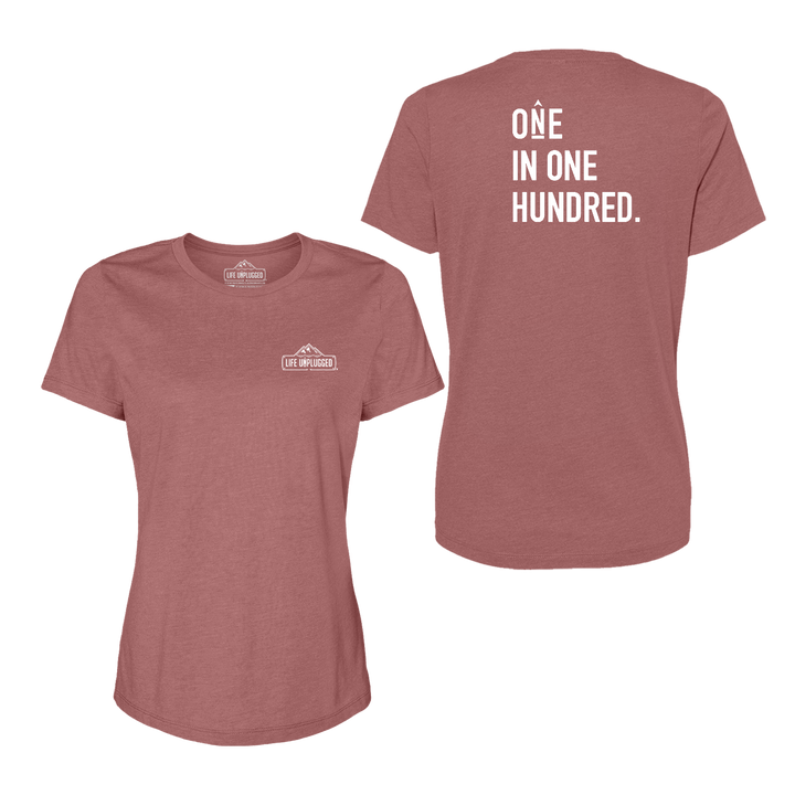One in One Hundred Stacked Women's T-Shirt