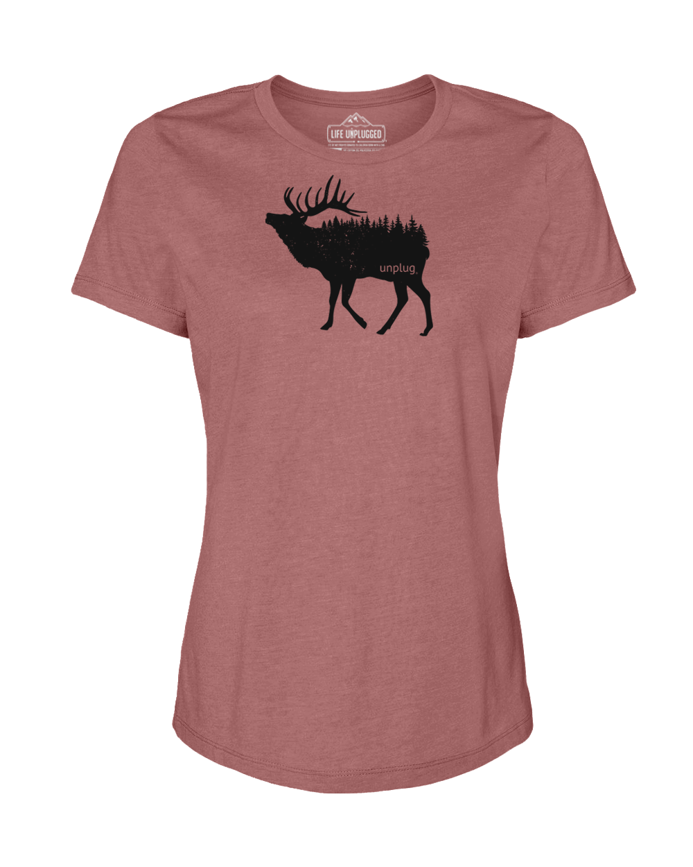 Elk In The Trees Women's T-Shirt