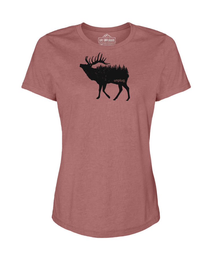 Elk In The Trees Women's T-Shirt
